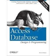 Access Database Design and Programming,9780596002732