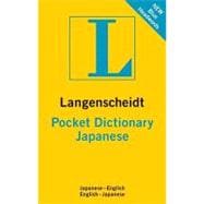 Langenscheidt Pocket Japanese Dictionary
