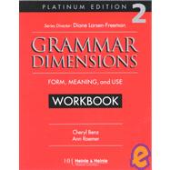 Grammar Dimensions 2, Platinum Edition Workbook