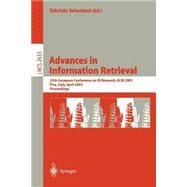 Advances in Information Retrieval : 25th European Conference on IR Research, ECIR 2003, Pisa, Italy, April 14-16, 2003 - Proceedings