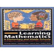 Learning Mathematics in Elementary and Middle Schools