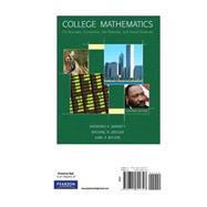 College Mathematics for Business, Economics, Life Sciences and Social Sciences, Books a la Carte Edition