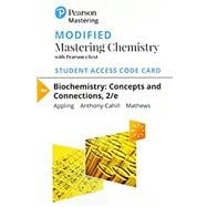 Modified Mastering Chemistry with Pearson eText -- Standalone Access Card -- for Biochemistry Concepts and Connections