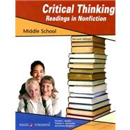 Critical Thinking for Readings in Nonfiction for Middle School, Grade 5-8