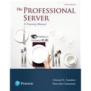 The Professional Server: A Training Manual,9780134552750
