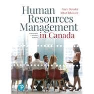Human Resources Management in Canada, Fourteenth Canadian Edition,