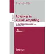 Advances in Visual Computing: 6th International Symposium, ISVC 2010, Las Vegas, NV, USA, November 29-December 1, 2010, Proceedings