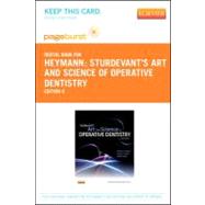 Sturdevant's Art and Science of Operative Dentistry Elsevier eBook on VitalSource Retail Access Code