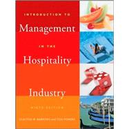 Introduction to Management in the Hospitality Industry, 9th Edition