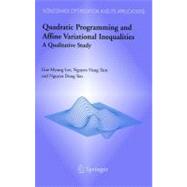 Quadratic Programming And Affine Variational Inequalities