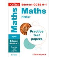 Collins GCSE 9-1 Revision – Edexcel GCSE Maths Higher Practice Test Papers