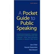 A Pocket Guide to Public Speaking,9781319102784
