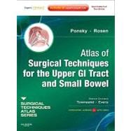 Atlas of Surgical Techniques for the Upper Gastrointestinal Tract and Small Bowel (Book with Access Code)