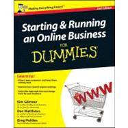 Starting and Running an Online Business for Dummies: Uk Edition
