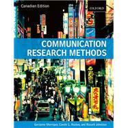 Communication Research Methods Canadian Edition