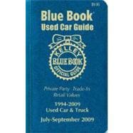Kelley Blue Book Used Car Guide, July-September 2009, 10-Copy Prepack