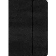 KJV Large Print Compact Reference Bible, Black LeatherTouch with Magnetic Flap