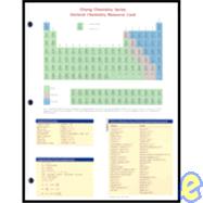Chemistry Resource Card to Accompany Chemistry 8e