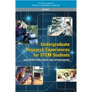 Undergraduate Research Experiences for STEM Students book cover, ISBN 9780309452809