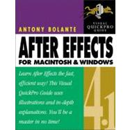 Adobe After Effects 4.1 for Macintosh and Windows: Visual Quickpro Guide