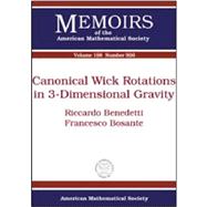 Canonical Wick Rotations in 3-dimensional Gravity