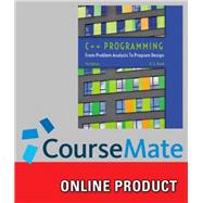 CourseMate (with Lab Manual) for Malik's C++ Programming: From Problem Analysis to Program Design, 7th Edition, [Instant Access], 1 term (6 months)