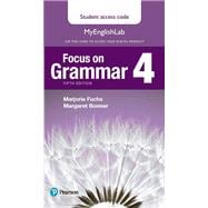 Focus on Grammar 4 MyLab English Access Code Card