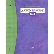 Saxon Math 5/4 Facts Practice Workbook 3rd edition