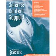Harcourt California Science, Science Content Support Grade 3