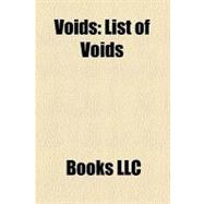 Voids : List of Voids