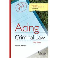 Acing Criminal Law(Acing Series)