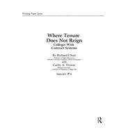 Where Tenure Does Not Reign