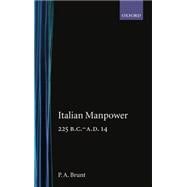 Italian Manpower 225 B.C.-A.D. 14