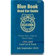 Kelley Blue Book Used Car Guide 1995-2009