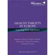 Health Targets in Europe: Learning from Experience