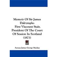 Memoir of Sir James Dalrymple : First Viscount Stair, President of the Court of Session in Scotland (1873)