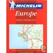 Michelin 2001 Tourist and Motoring Atlas Europe