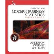 Essentials of Modern Business Statistics (with CD-ROM)