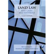 Land Law Text, Cases, and Materials