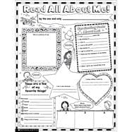 Instant Personal Poster Sets: Read All About Me Big Write-and-Read Learning Posters Ready for Kids to Personalize and Display With Pride!