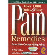 Pain Remedies