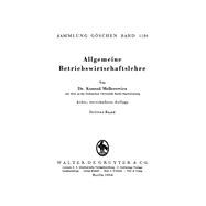 Allgemeine Betriebswirtschaftslehre