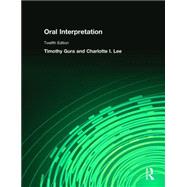 Oral Interpretation,9780205582860