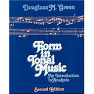 Form in Tonal Music An Introduction to Analysis