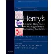 Henry's Clinical Diagnosis And Management by Laboratory Methods