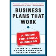 Business Plans That Work : A Guide for Small Business