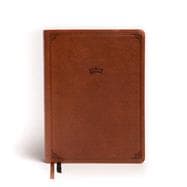 NASB Tony Evans Study Bible, Brown LeatherTouch, Indexed Advancing God’s Kingdom Agenda