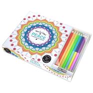 Vive Le Color! Peace (Adult Coloring Book and Pencils) Color Therapy Kit