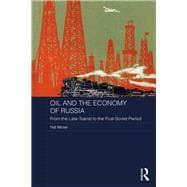 Oil and the Economy of Russia: From the Late-Tsarist to the Post-Soviet Period