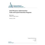 Small Business Administration Trade and Export Promotion Programs